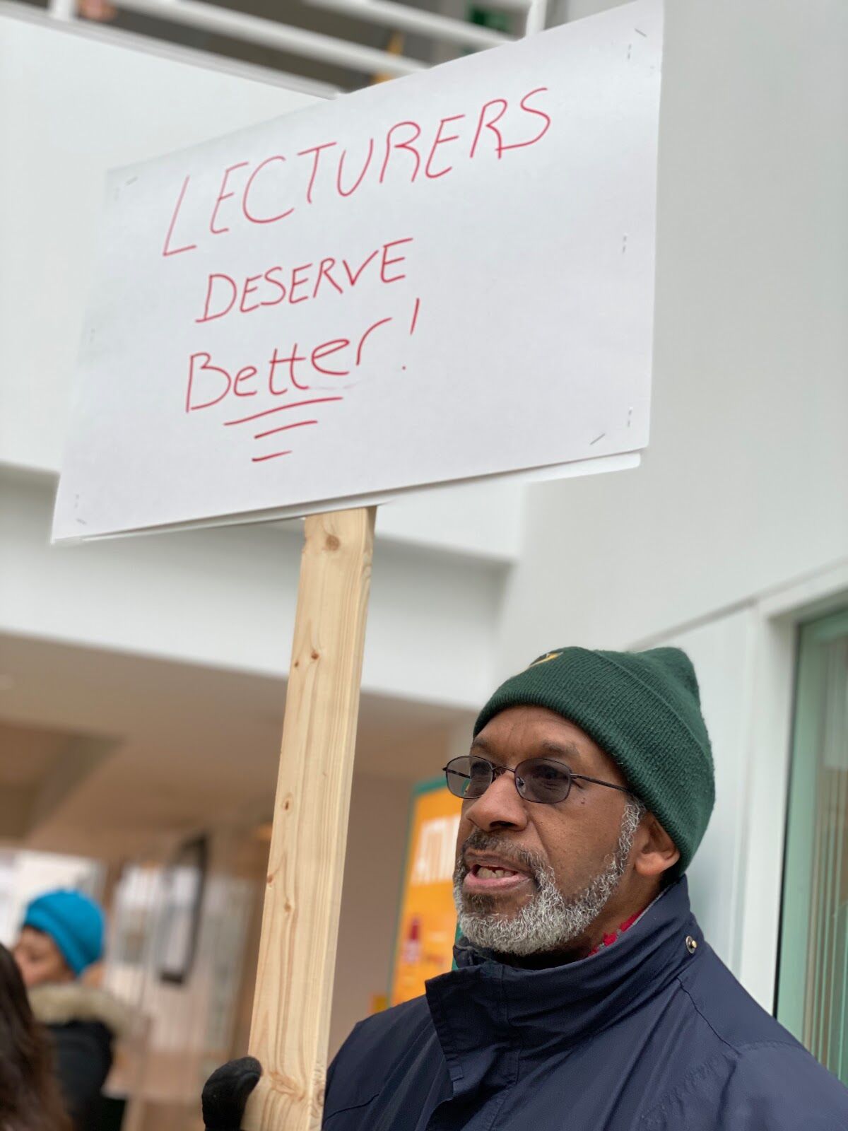 WSU lecturers rally February 2020
